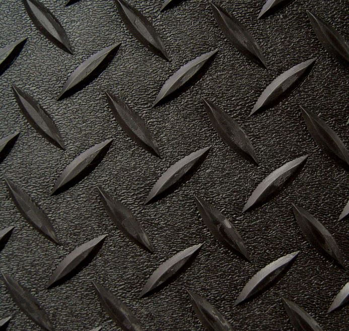 3/8" x 48" x 10ft Diamond Tread Plate Sheet HMWPE