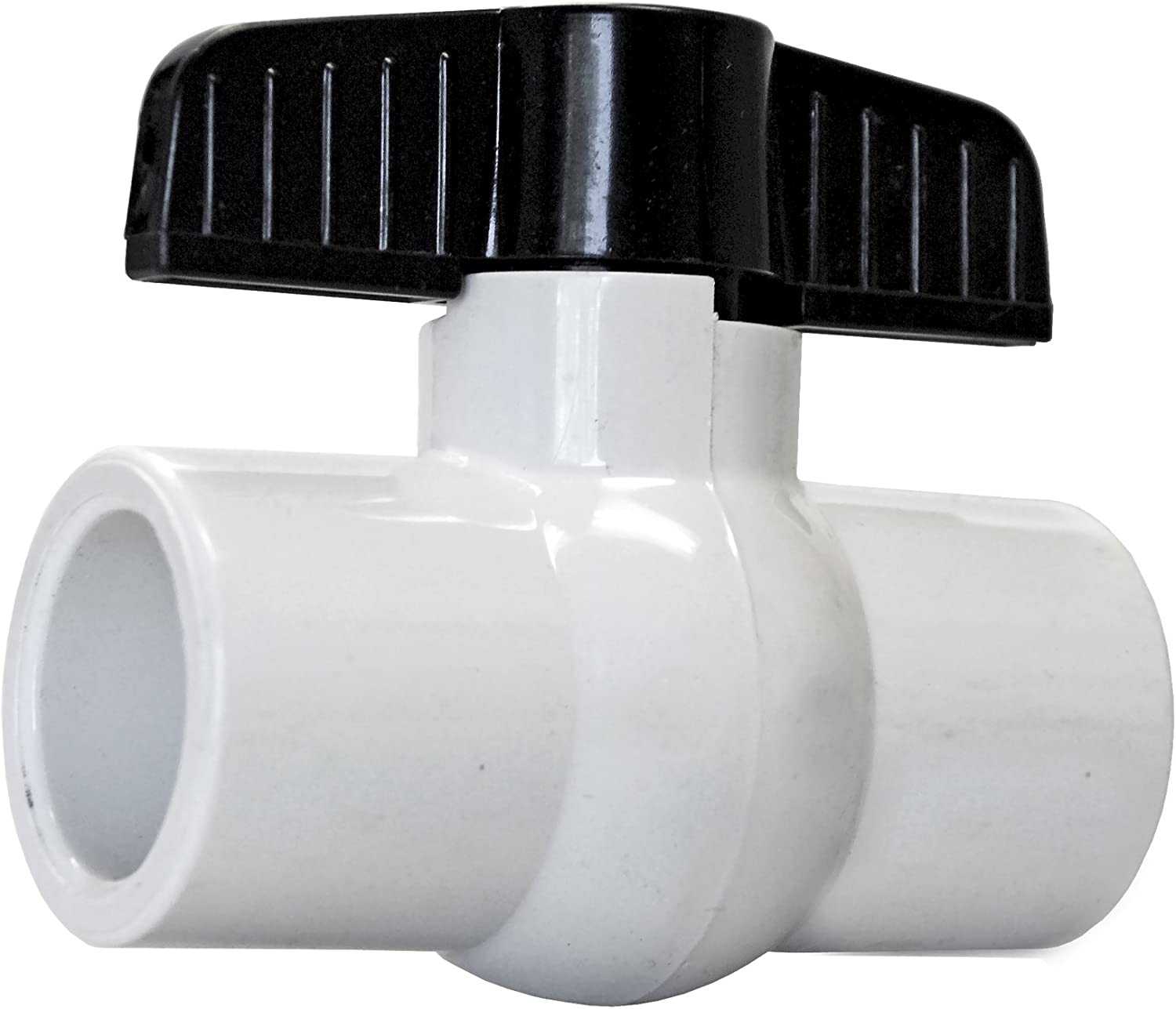 Ball Valve Socket Schedule 40 PVC - White