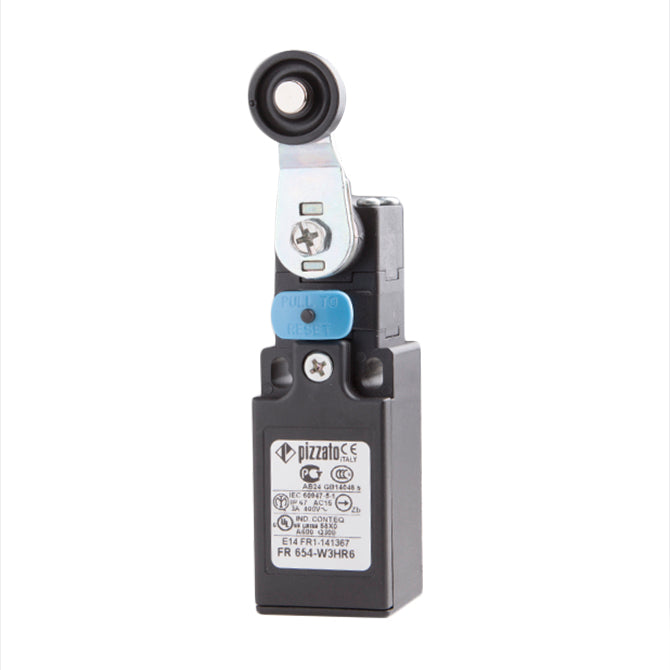 Drive Unit Position Limit Safety Switch with Roller Lever and Reset Button
