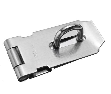 Door Hasp Locking Latch Brushed Finish 18.8 SS