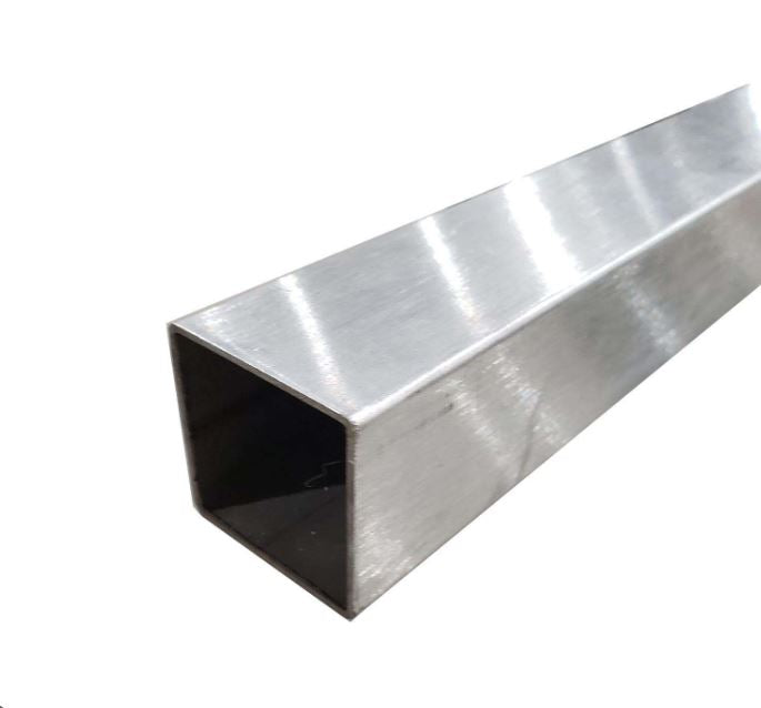 2"x 2"x 16ga Square Tubing - 180 Grit Finish 18.8 SS