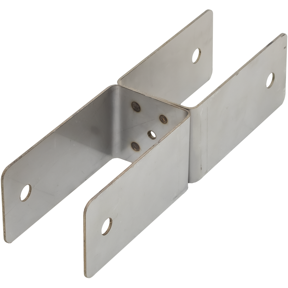#101, 2" x 4" Joiner Bracket for 2" Post 18.8 SS