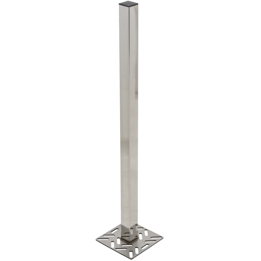 #152, 2" x 39.5" Finisher Post with 7-7/8" Base 18.8 SS