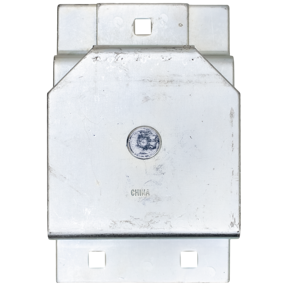 3-1/2" Horizontal Mounted Red Nylon Pulley with Zinc Bracket