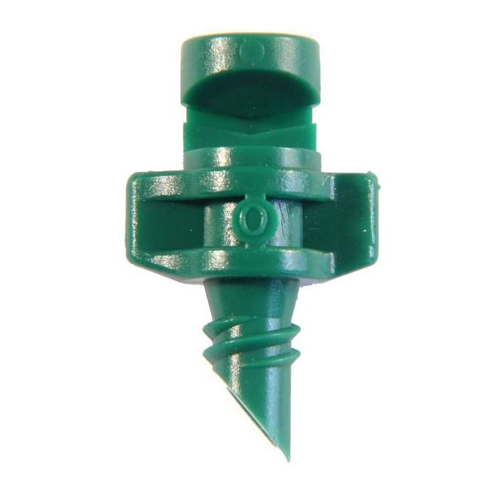 SPJ Winged 180° Green Micro Sprinkler (48 lph@50 kPa) 10-32 thread