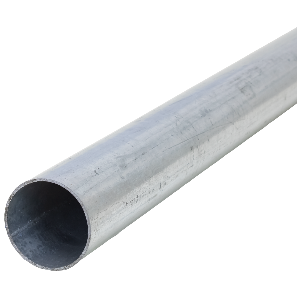 2" x 20' Chain Disk Pipe - Feed Tube Galvanized