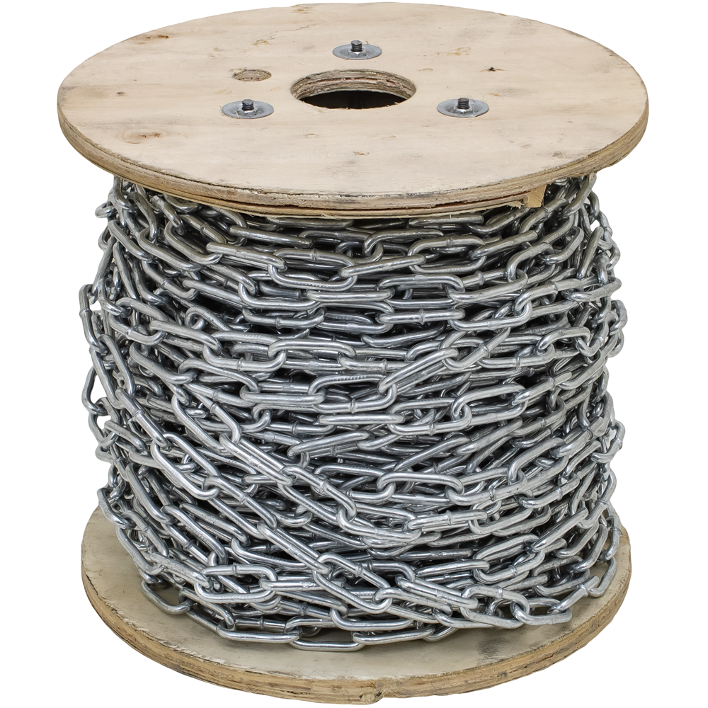 3/16" Grade 30 Proof Coil Chain Electro Galvanized