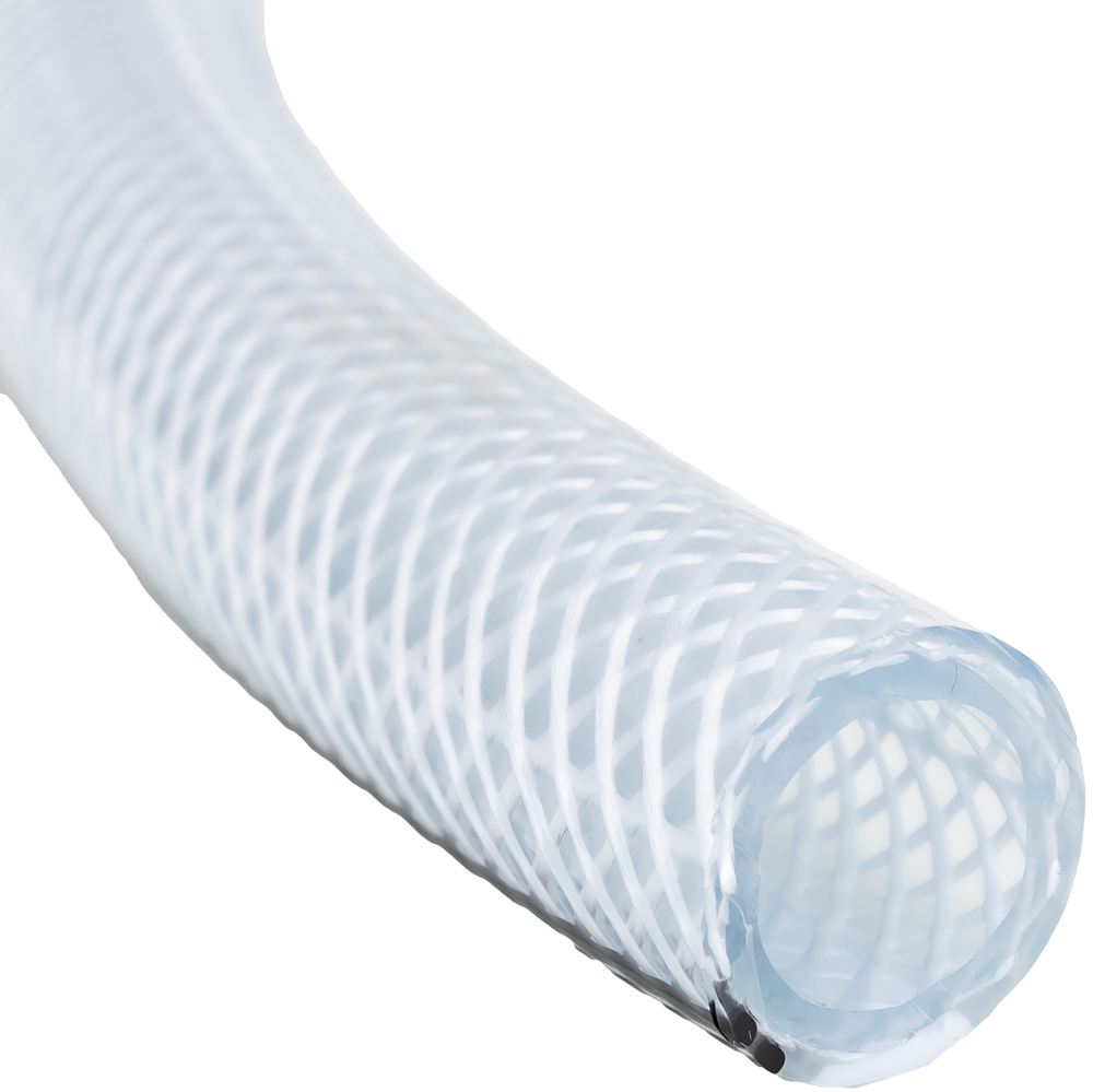 Clear Braided PVC Hose - Food Grade