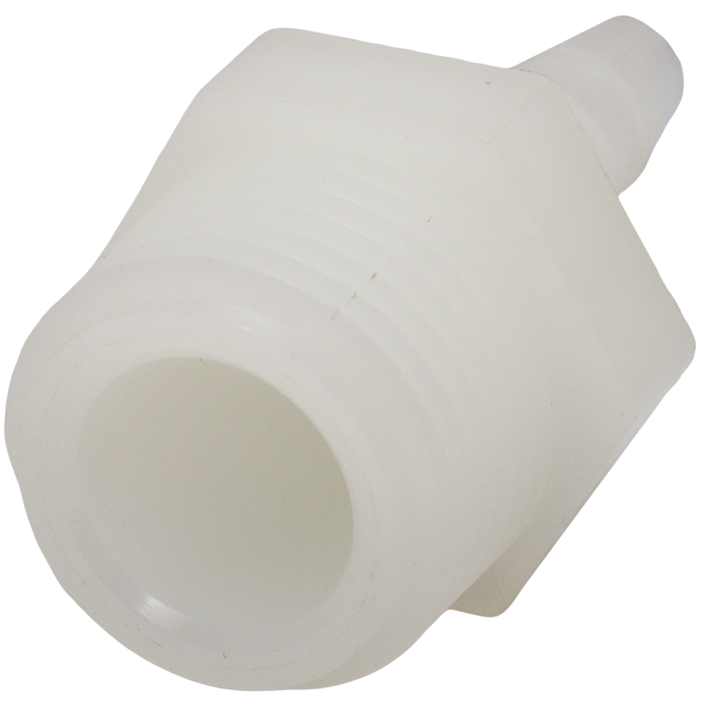 1/4" Hose Barb x 1/2" MPT Male Adapter Nylon