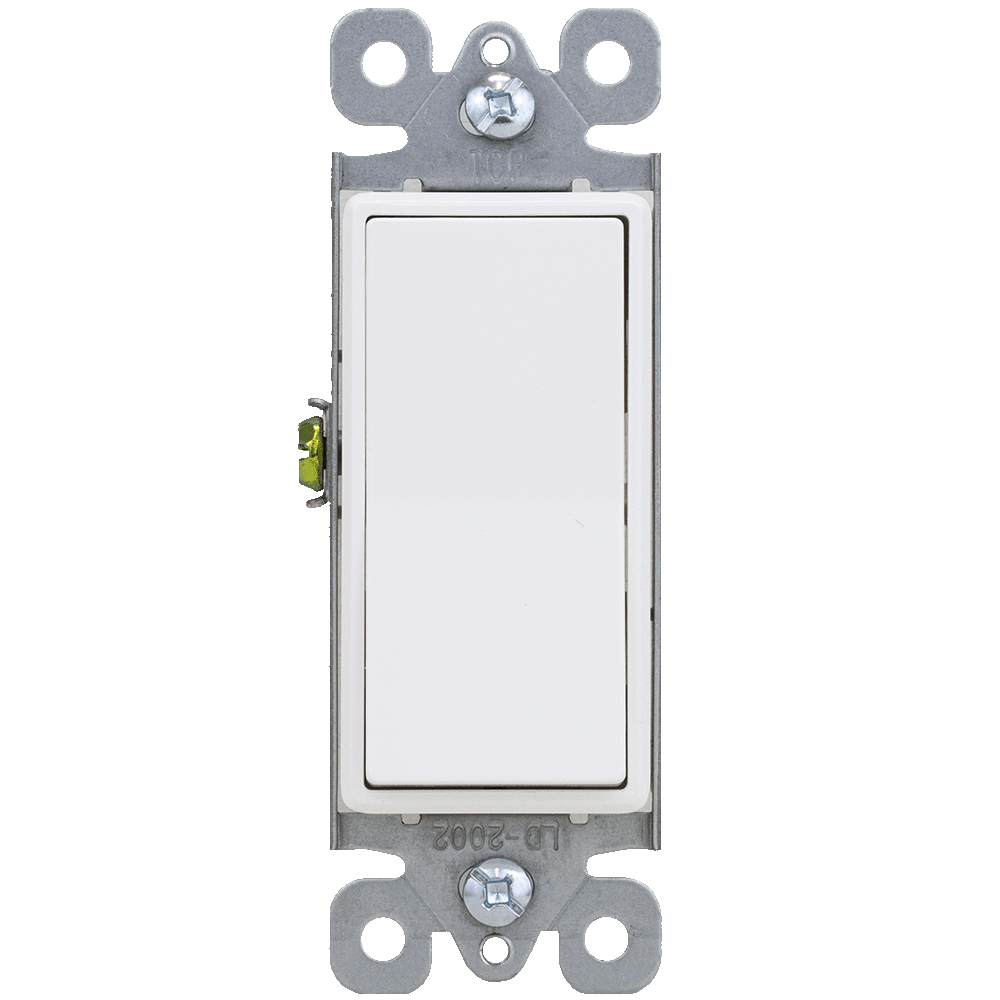 LD-2002 15 Amp 3-Way Decora Rocker Switch - White