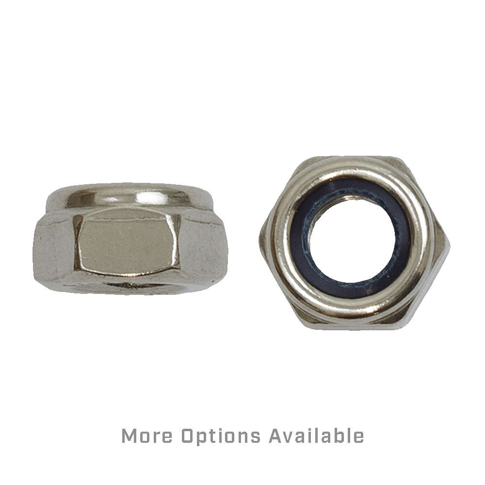 Metric Nylon Insert Stop Nut 18.8 SS