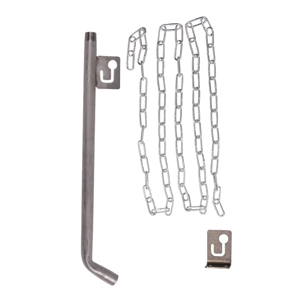 1/2" x 18" Single Outlet Hanging Drinker 18.8 SS