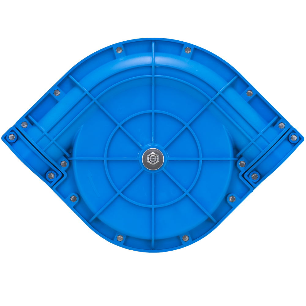 90 Deg. Blue Chain Disk Corner Wheel Directional