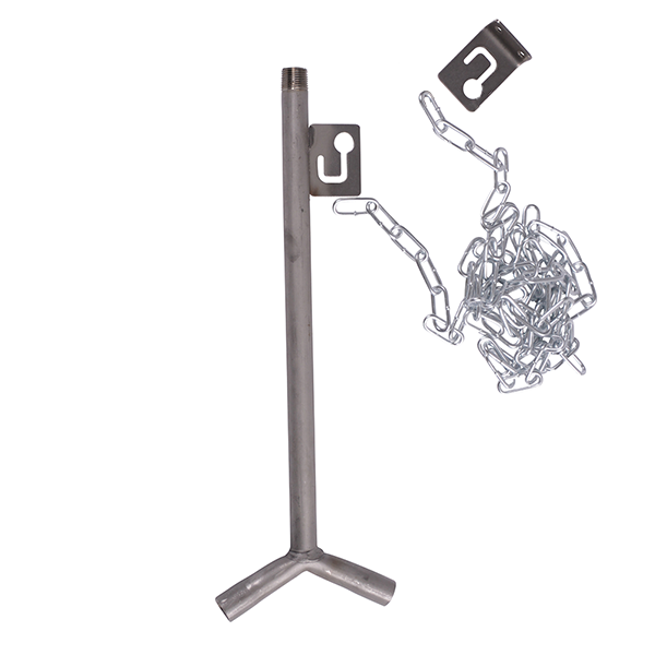 1/2" x 18" Double Outlet Hanging Drinker 18.8 SS