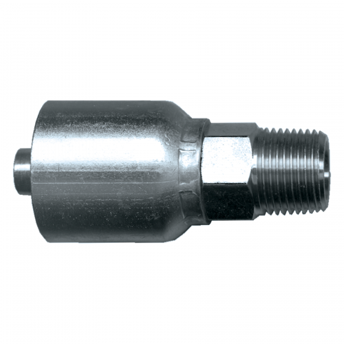Hydraulic Bite-Wire Hose Crimp End x MPT Rigid End
