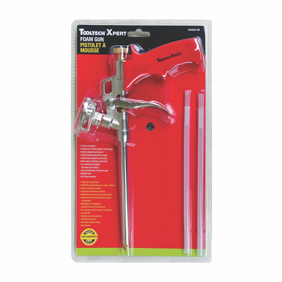 Foam Dispensing Gun with Plastic Hand Grip 12-1/4"