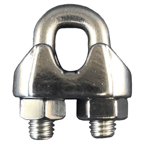 Wire Rope Cable Clamp 18.8 SS