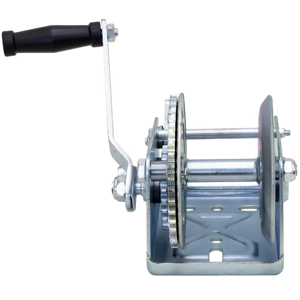 2,500 lb 2-Speed Reversible Hand Winch Zinc