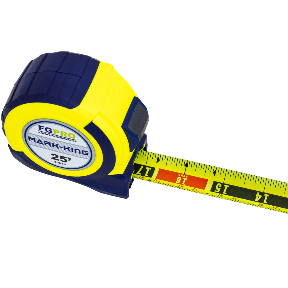 MARK-KING Tape Measure 25ft - 16" on Center -  Mistake-Free Marking