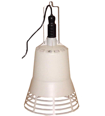 Plastic Heat Lamp Light Fixture - 12' Cord