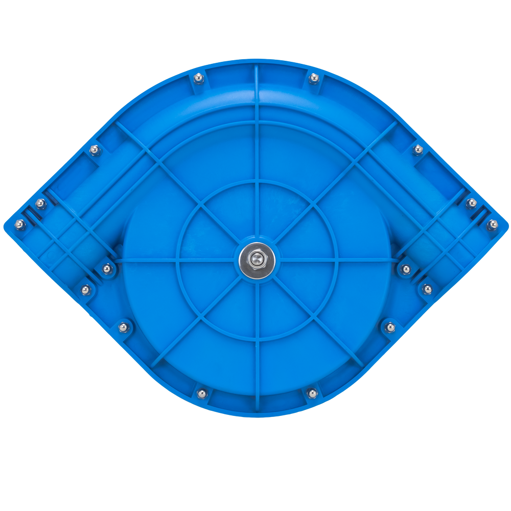 90 Deg. Blue Chain Disk Corner Wheel Directional