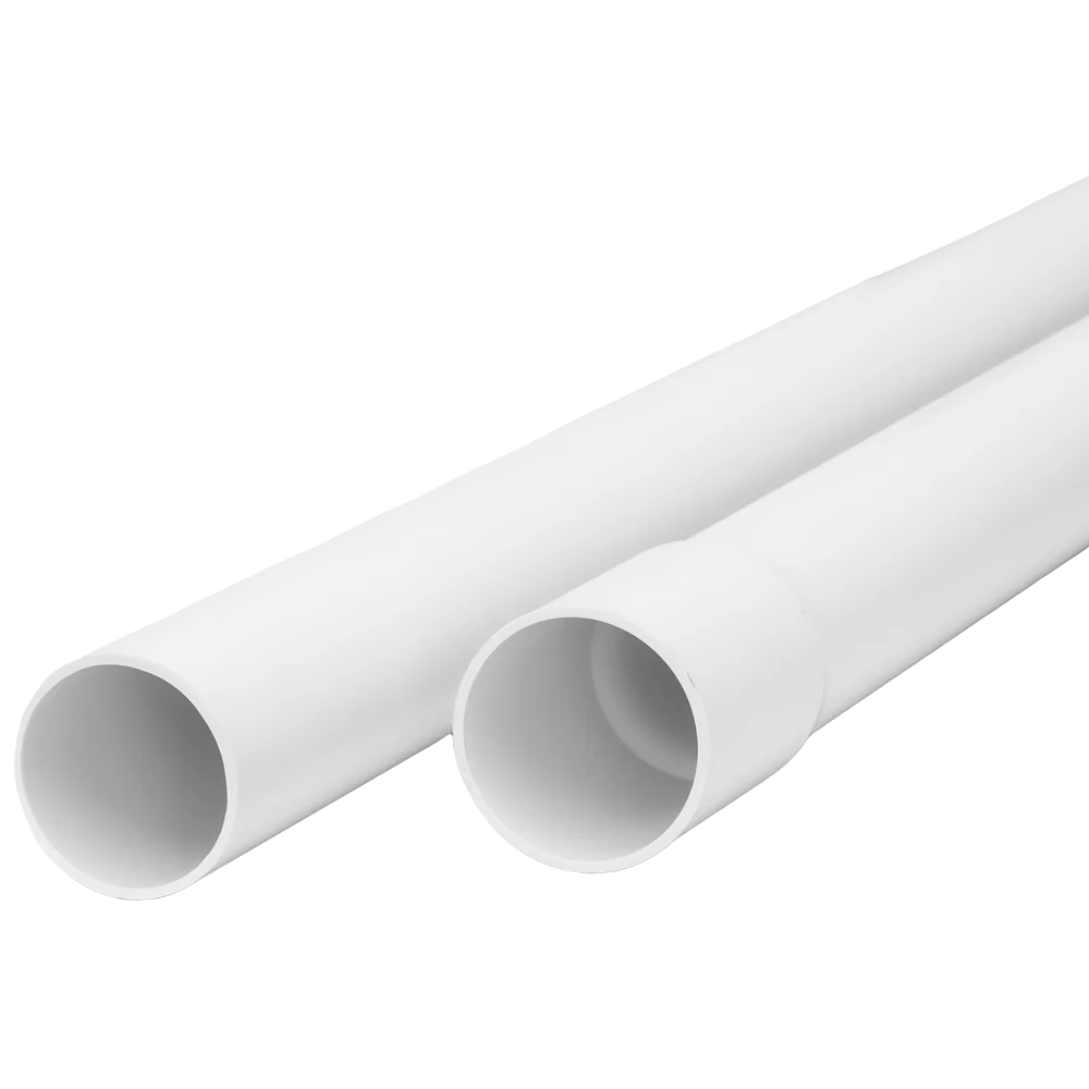 Flex Auger Feed Tube Pipe 10FT White PVC